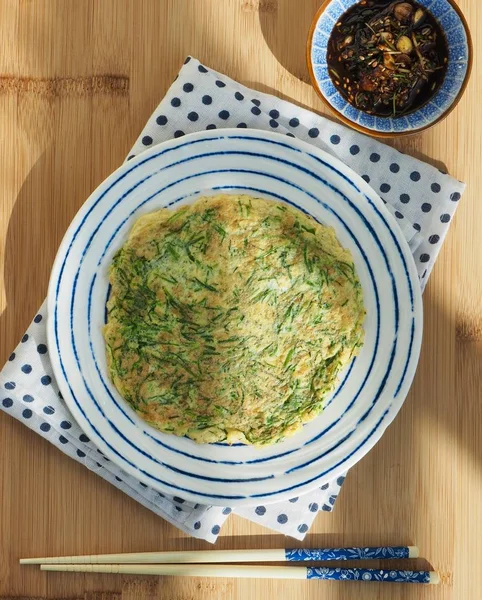 Asya gıda Chives yumurta Gözleme