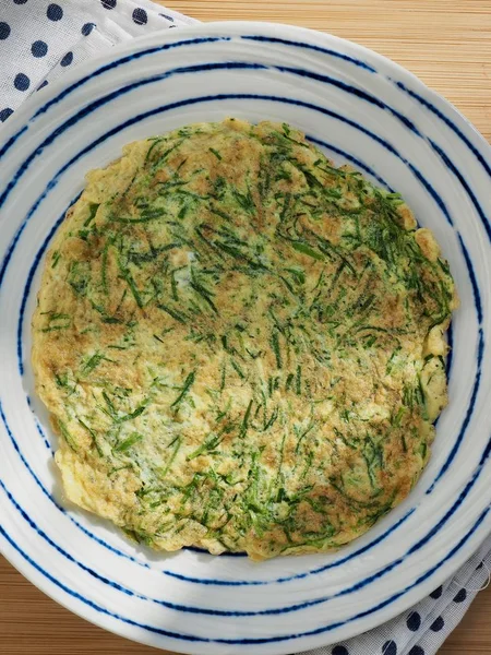 Asya gıda Chives yumurta Gözleme