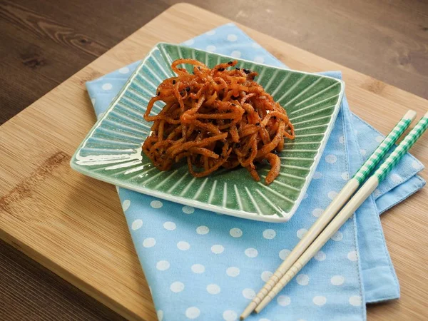 Comida Coreana Calamar Rallado Seco — Foto de Stock