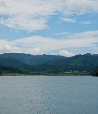 Sahne Daecheong göl Cheongju City, Güney Kore
