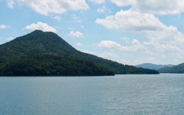 Sahne Daecheong göl Cheongju City, Güney Kore