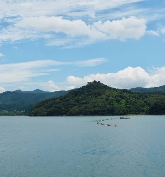 Paisagem Lago Daecheong Cidade Cheongju Coreia Sul — Fotografia de Stock