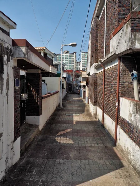 韩国的小巷风光 — 图库照片