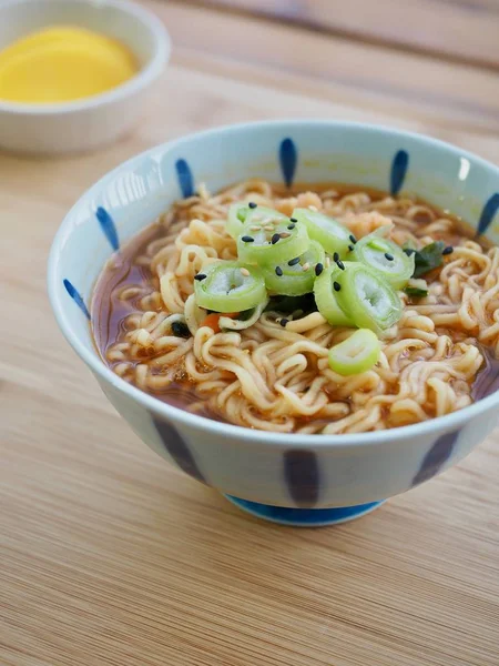 Kuchnia Azjatycka Ramen Instant Ramen — Zdjęcie stockowe