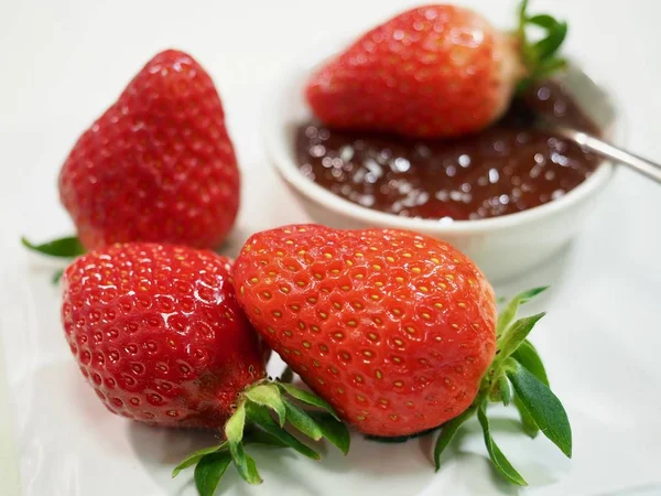 신선한 딸기와 — 스톡 사진
