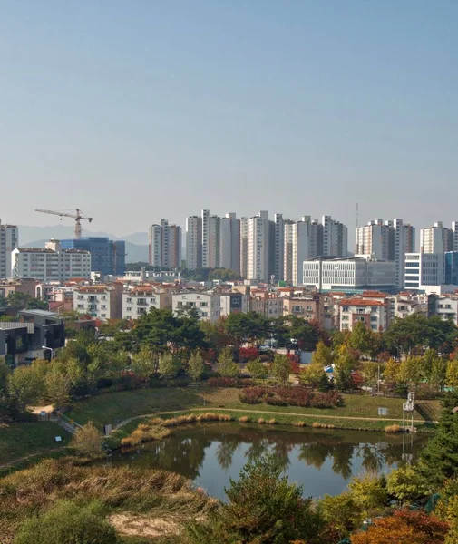 Urban Landscape Cheongju City Korea — Stock Photo, Image