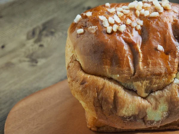 Borůvkový Chléb Dřevěné Desce — Stock fotografie