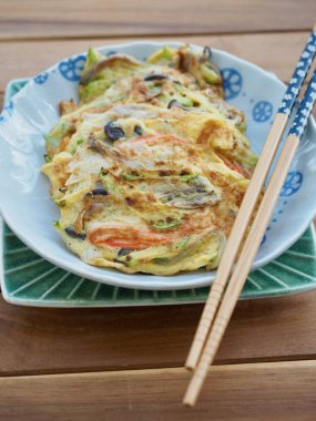 Korece tarzı yumurta mantar krep