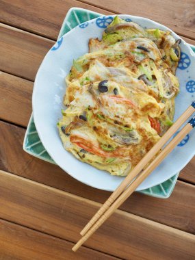 Korece tarzı yumurta mantar krep