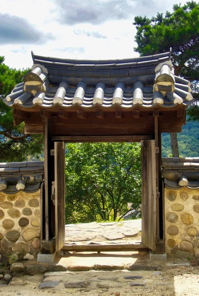 Traditionele Koreaanse Huis Hanok — Stockfoto