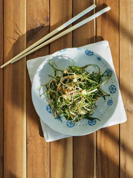 Kore yemeği malzemeler vahşi bıçaklamak soya sosu baharat