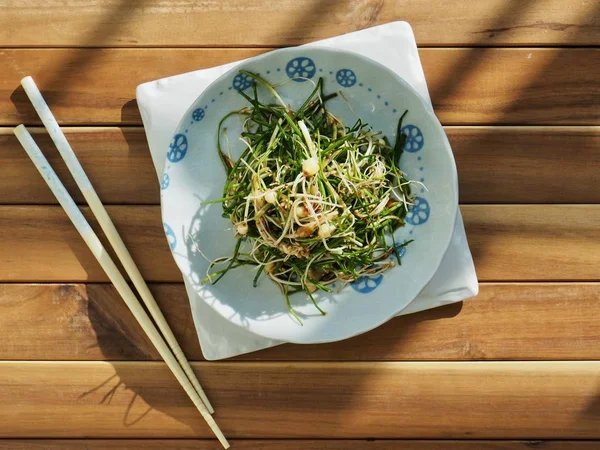 Kore yemeği malzemeler vahşi bıçaklamak soya sosu baharat