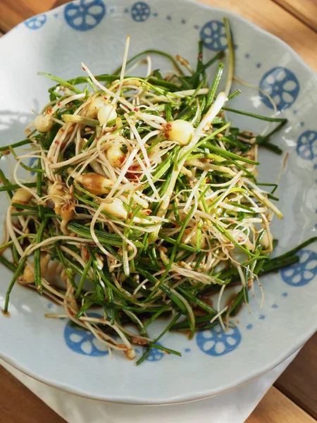 Kore yemeği malzemeler vahşi bıçaklamak soya sosu baharat