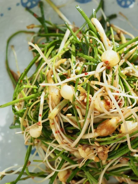 Kore yemeği malzemeler vahşi bıçaklamak soya sosu baharat