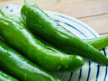 Kore sebze yeşil biber