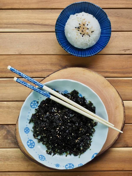 Koreanisches Essen Getrocknete Lava Lavapulver Kimjaban — Stockfoto