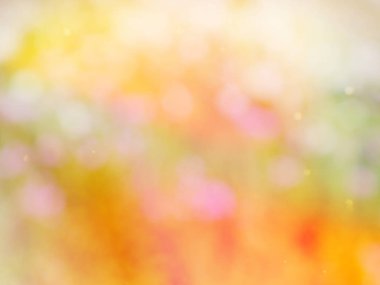 Ormanda yaprak bokeh, odağını kaybetmiş