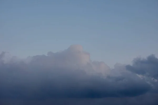 Paisaje Atardecer Con Cielo Nubes — Foto de Stock