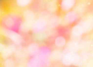 Bokeh Ormanı 'nın soyut arka planı, gözden kaçan odak