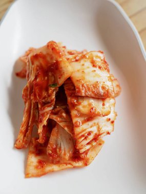 Kore yemeği taze kimchi