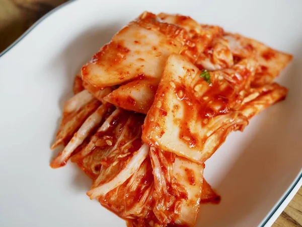 Kore yemeği taze kimchi
