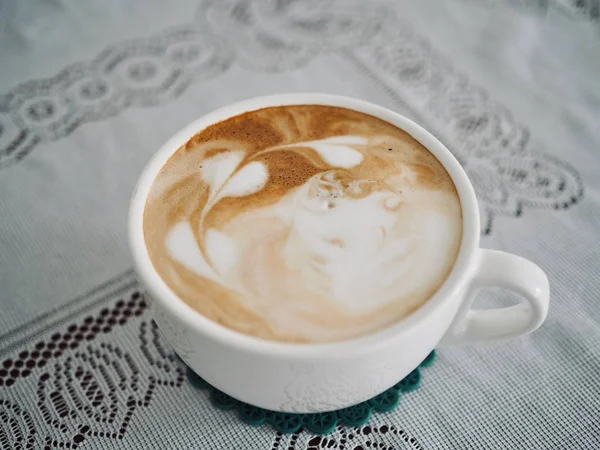 Cafe Latte Cafe Latte Art — Stock Photo, Image