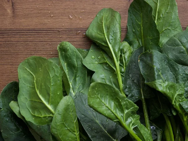 Kore taze organik ıspanak.