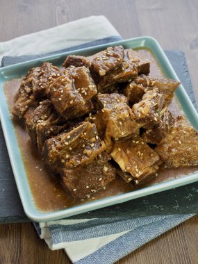 Kore yemekleri haşlanmış Kısa Kaburga, Biftek 