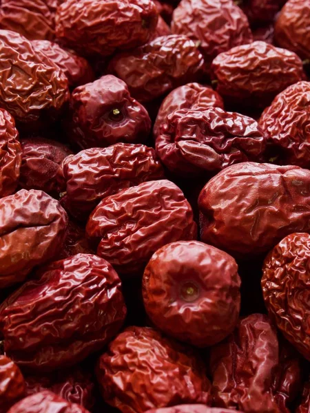 Comida Coreana Jujuba Seca Frutos Secos — Fotografia de Stock