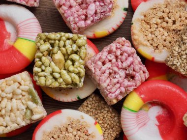 Kore geleneksel tatlılar ve kurabiye, Kore şeker, gangjeong