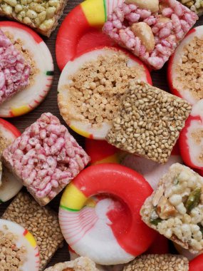 Kore geleneksel tatlılar ve kurabiye, Kore şeker, gangjeong