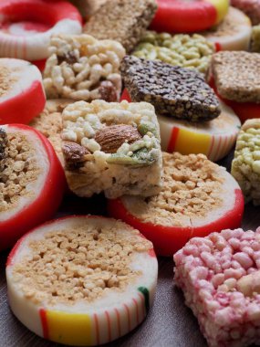 Kore geleneksel tatlılar ve kurabiye, Kore şeker, gangjeong