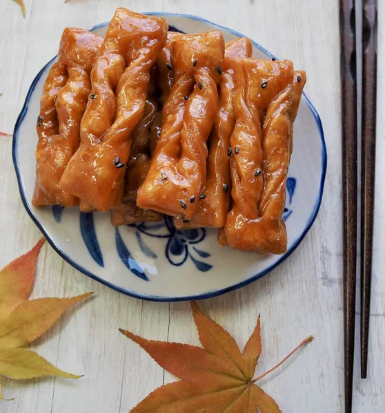 Geleneksel Kore tatlıları Yakgwa, Bal Kurabiyesi 