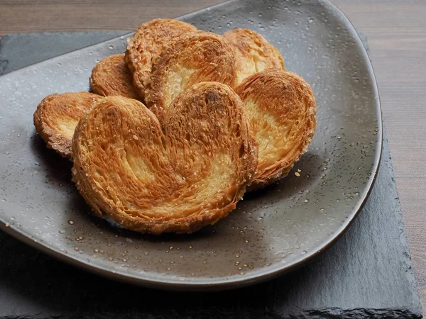 Heart Shaped Sweets Pastry Sweets Pastry Ingredients — Stock Photo, Image