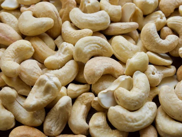 Anacardos Con Tabla Madera — Foto de Stock