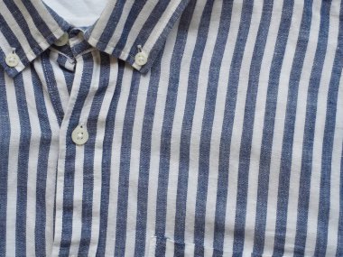 Çizgili keten gömlek, yazlık giyim