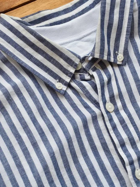 Striped Linen Shirt Summer Clothing — Stock Photo, Image