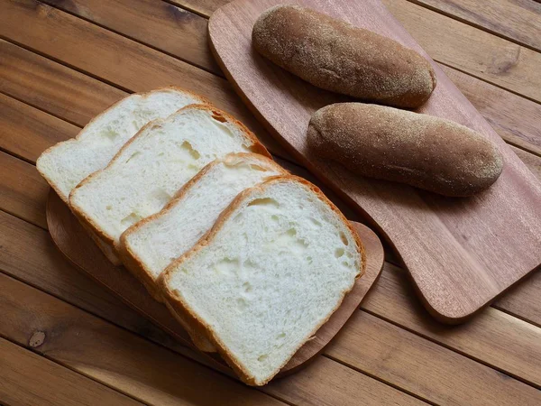 Pão Integral Trigo Pão Simples — Fotografia de Stock