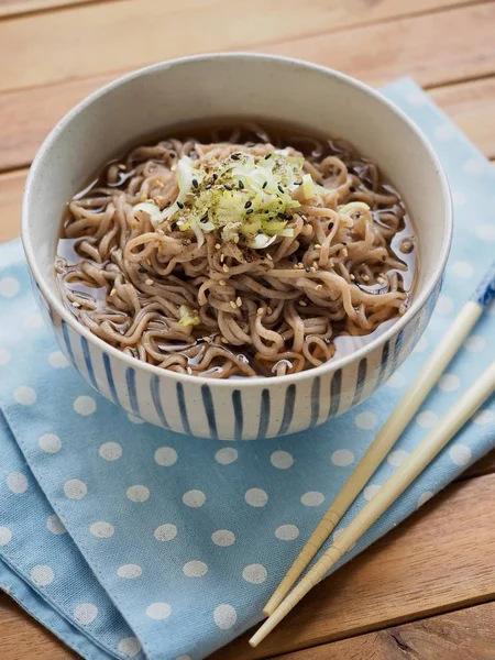 Mie Buckwheat Makanan Asia Makanan Musim Panas — Stok Foto