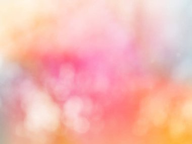 Bokeh Ormanı 'nın soyut arka planı, gözden kaçan odak