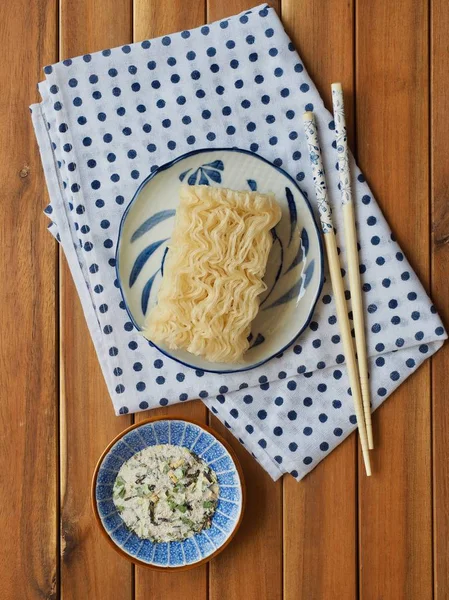 アジアの食品米麺 乾燥米麺 — ストック写真