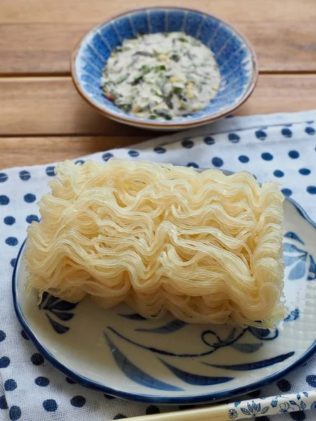 アジアの食品米麺 乾燥米麺 — ストック写真