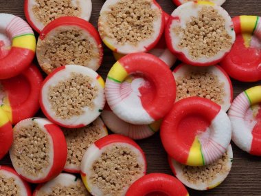 Korece geleneksel şeker, pirinç kurabiye, Snack