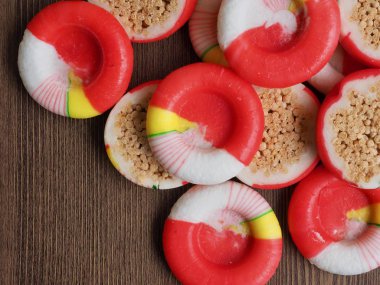 Korece geleneksel şeker, pirinç kurabiye, Snack