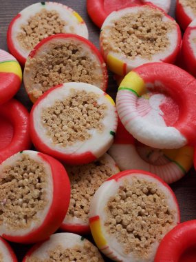 Korece geleneksel şeker, pirinç kurabiye, Snack