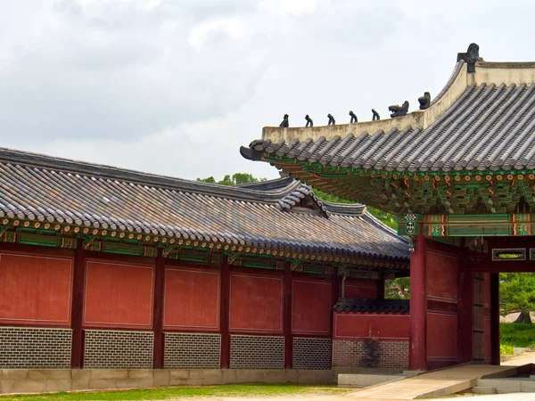 Palacio Tradicional Corea Palacio Changdeok — Foto de Stock