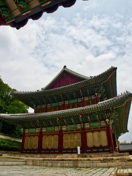Παραδοσιακό Παλάτι Της Κορέας — Φωτογραφία Αρχείου