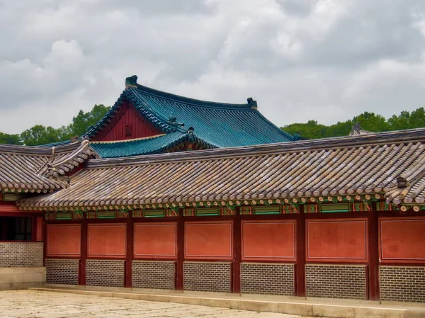 Palácio Tradicional Coreia Changdeok Palace — Fotografia de Stock