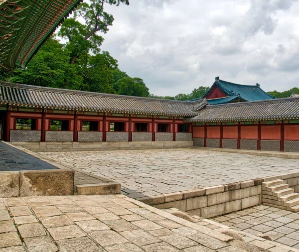 Palácio Tradicional Coreia Changdeok Palace — Fotografia de Stock