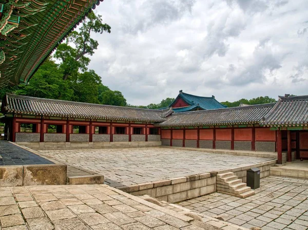 Palacio Tradicional Corea Palacio Changdeok — Foto de Stock